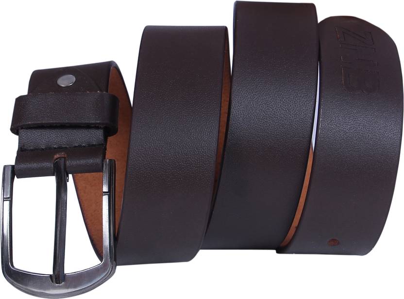 Men Casual, Evening, Formal, Party Brown Genuine Leather Belt
