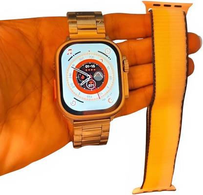 WTG H20 Bluetooth calling 199" AMOLED Display, Music With 5 Multicolor Strap & 1 TWS Smartwatch  (Multicolor Strap, Regular Wear)