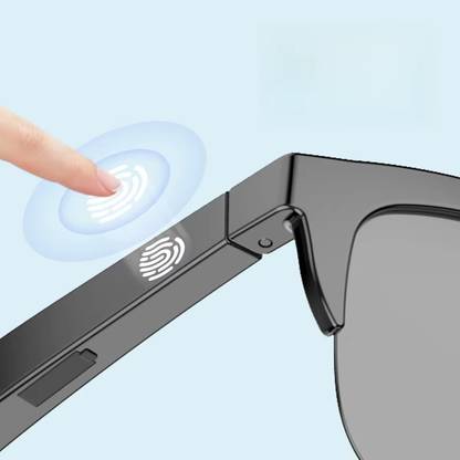 vadish PREMIUM BLUETOOTH CALLING MUSIC SMART UV FILTERED LENSES SUNGLASS  (BLACK)