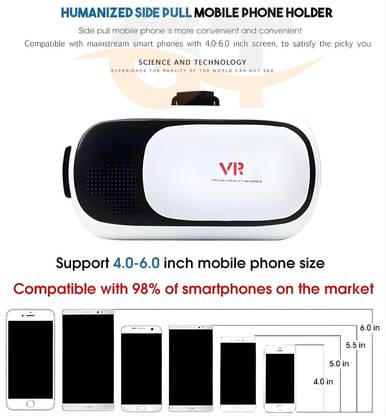 DRUMSTONE Virtual Reality Headset  (Multicolor)